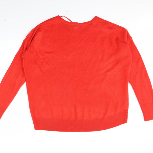 Primark Womens Red   Pullover Jumper Size 18