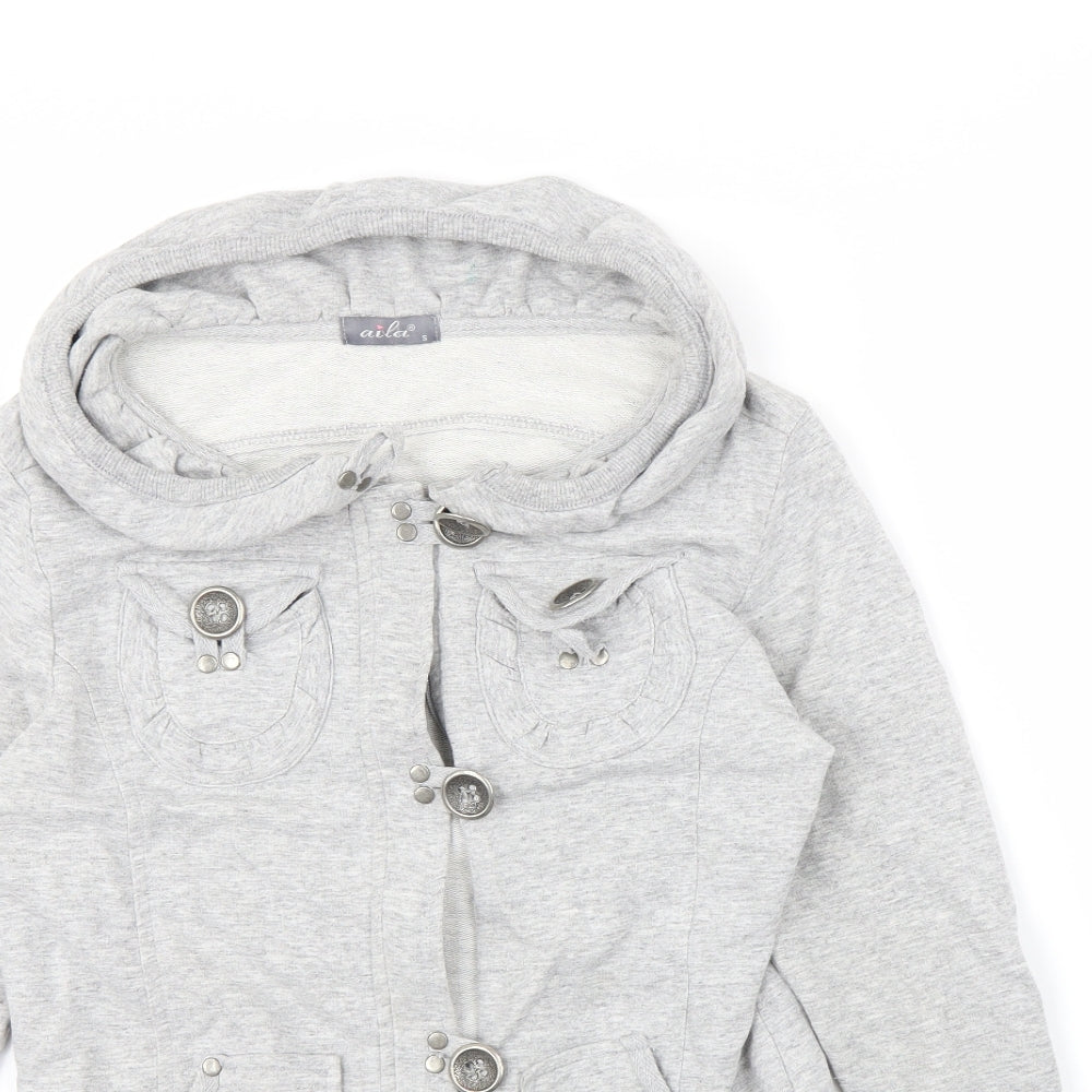 Aila Womens Grey   Jacket  Size S