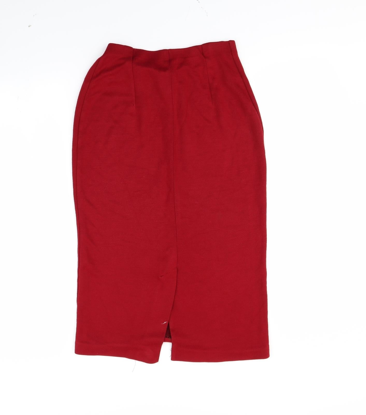 Roman Womens Red   Straight & Pencil Skirt Size 10