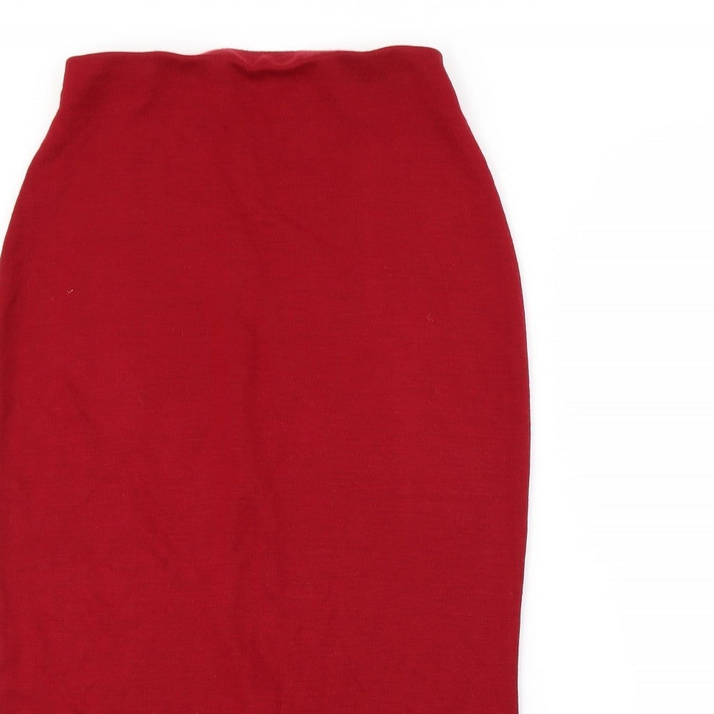 Roman Womens Red   Straight & Pencil Skirt Size 10