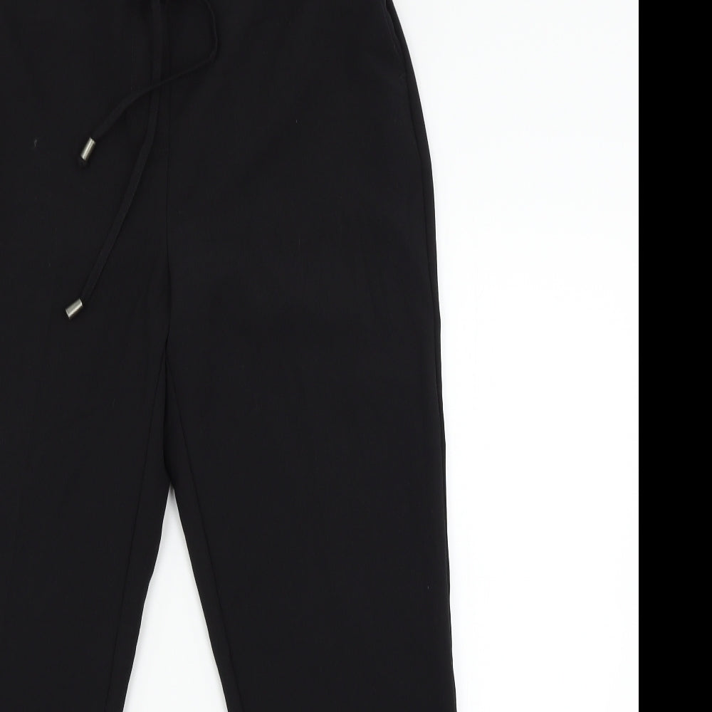NEXT Womens Black   Trousers  Size 10 L28 in