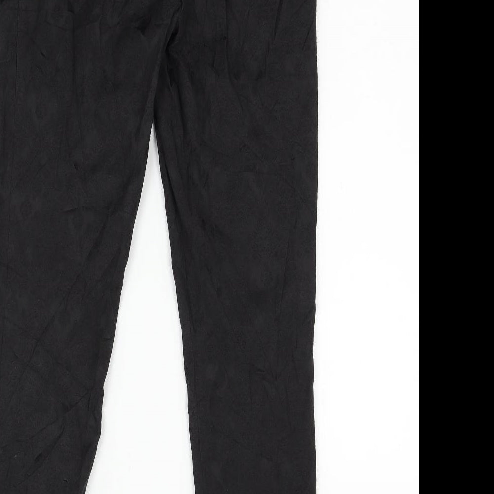 Atmosphere Womens Black   Trousers  Size 8 L29 in - Brocade
