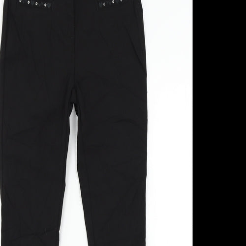 Next School Girls Black   Dress Pants Trousers Size 11 Years