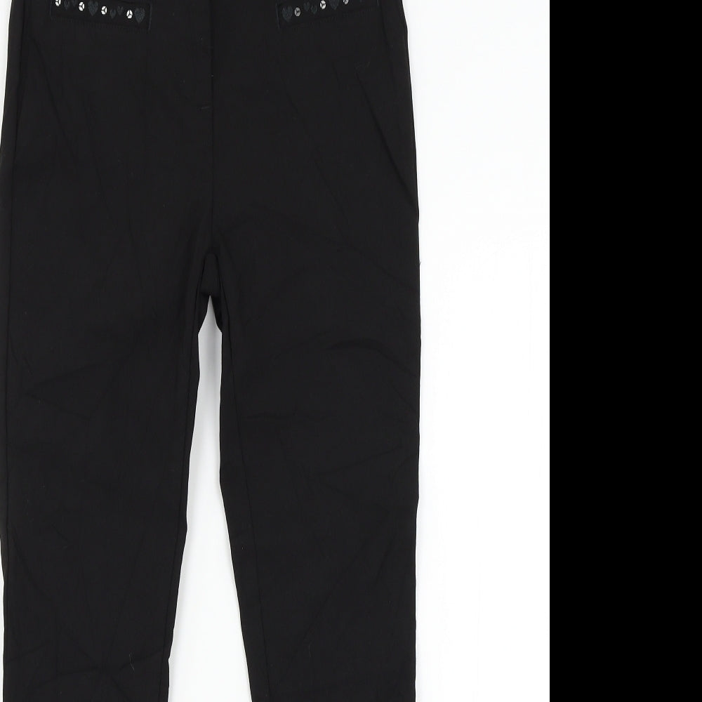 Next School Girls Black   Dress Pants Trousers Size 11 Years