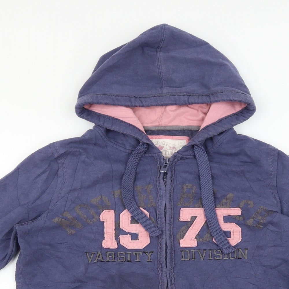 TU Womens Blue   Full Zip Hoodie Size 14