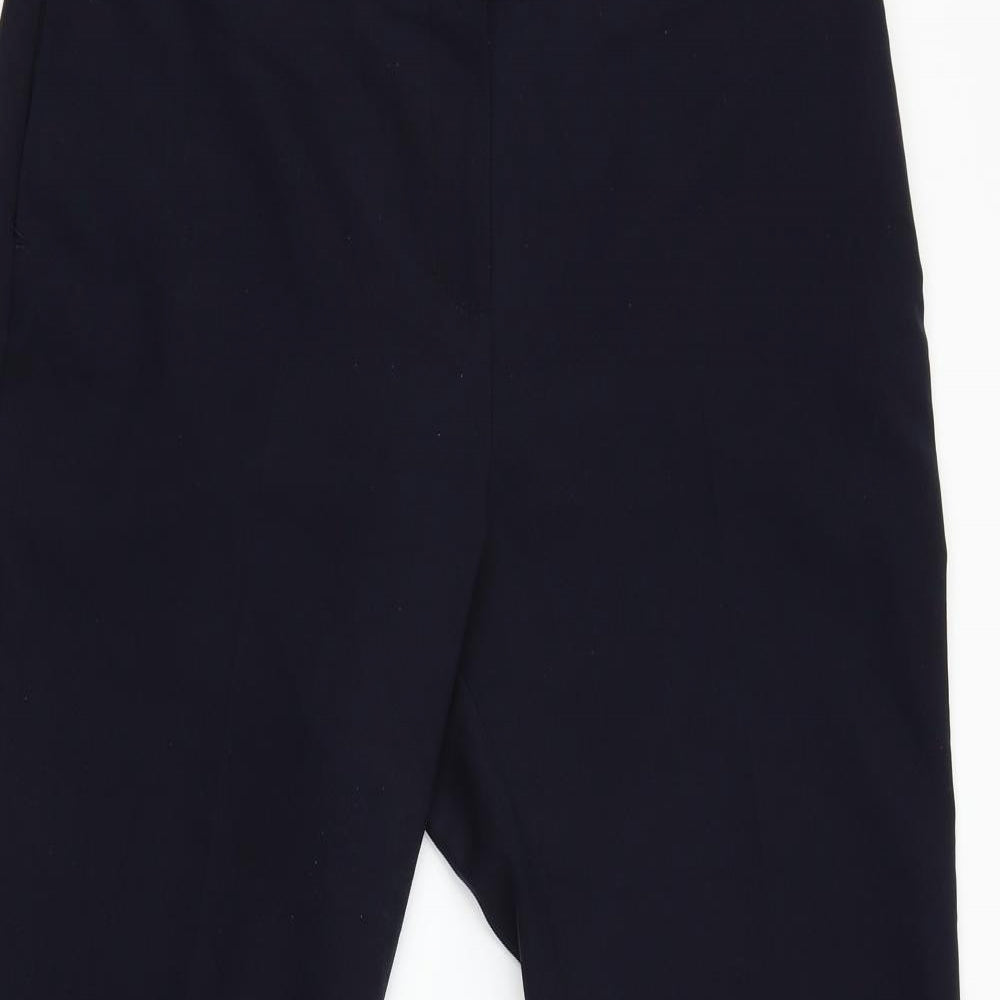 Bonmarché Womens Blue   Trousers  Size 12 L28 in