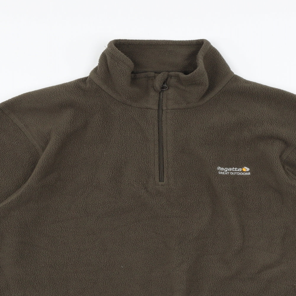 Regatta Mens Brown  Fleece Pullover Casual Size S