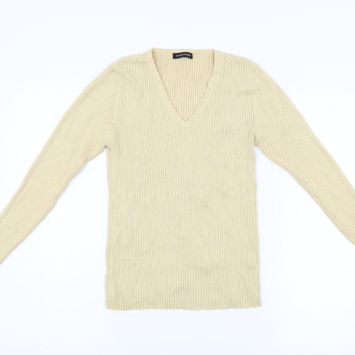 Dunnes Stores Womens Beige  Knit Pullover Jumper Size 10