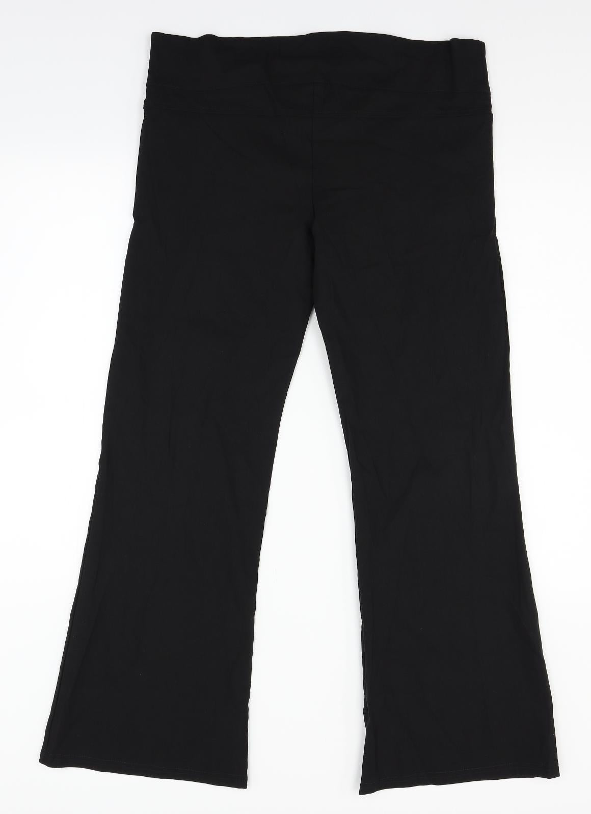 Preworn Womens Black   Trousers  Size 16 L29 in