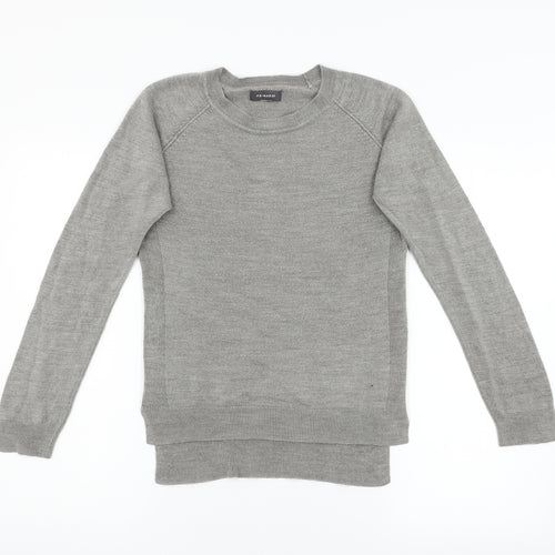 Primark Womens Grey  Knit Pullover Jumper Size S