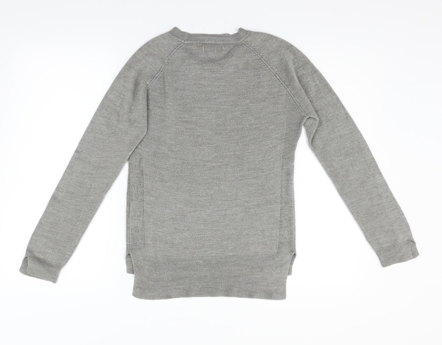 Primark Womens Grey  Knit Pullover Jumper Size S