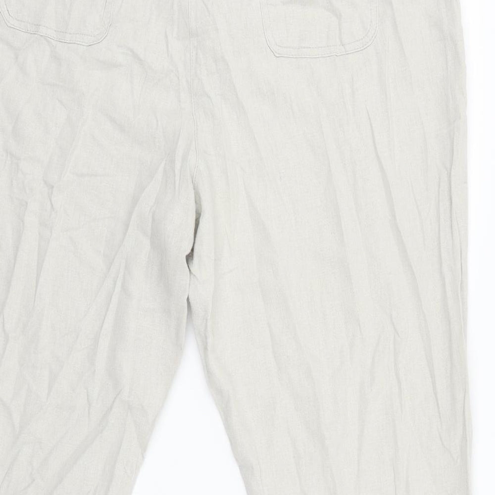 Bonmarché Womens Beige   Trousers  Size 18 L27 in