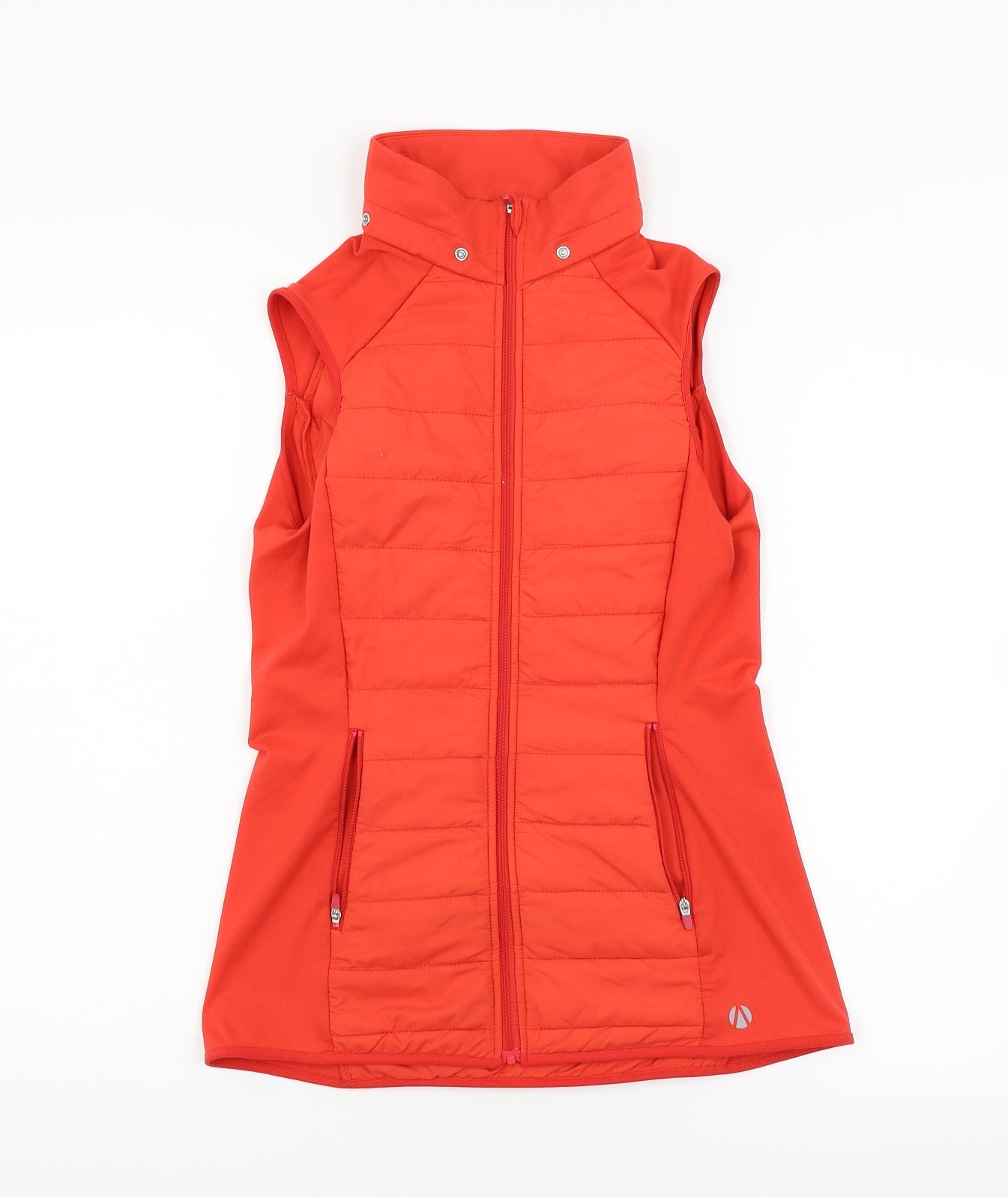 M&S Womens Red   Gilet Waistcoat Size S