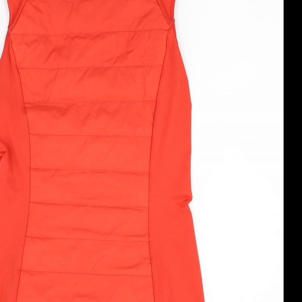 M&S Womens Red   Gilet Waistcoat Size S