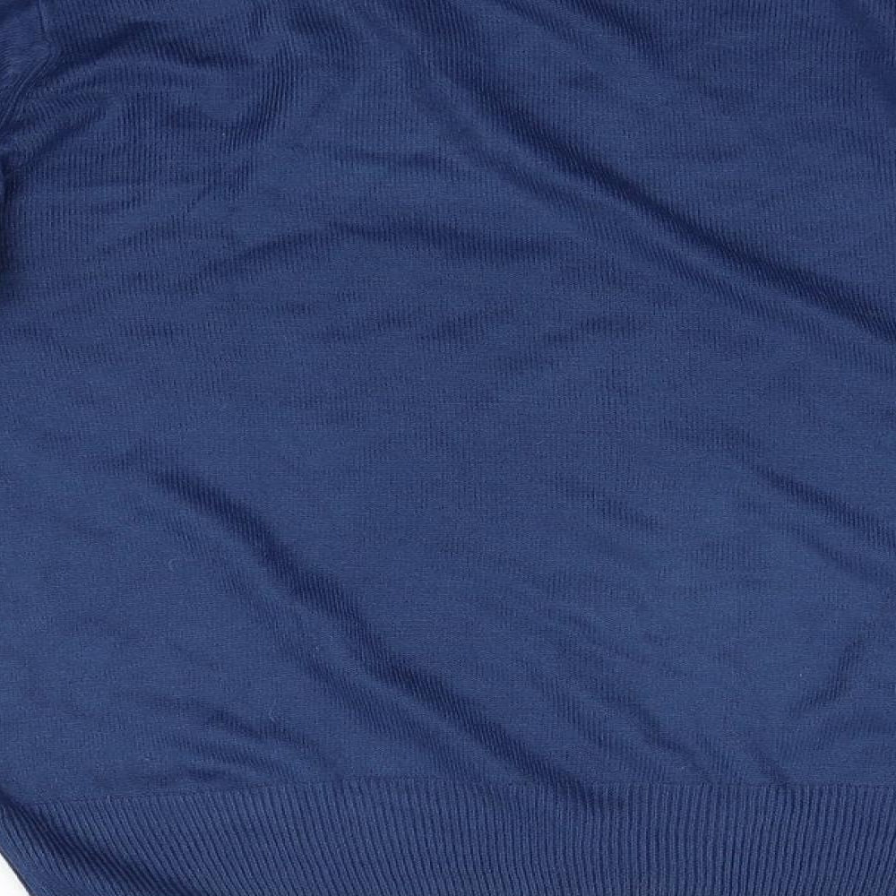 Paolucci Womens Blue  Taffeta Pullover Jumper Size S