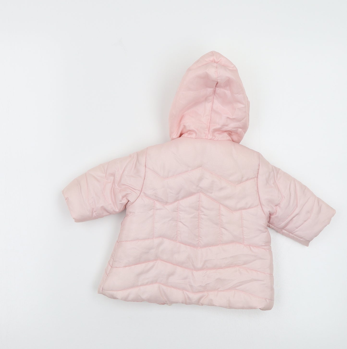 Mini Mode Baby Pink  Down Bomber Jacket Jacket Size 0-3 Months