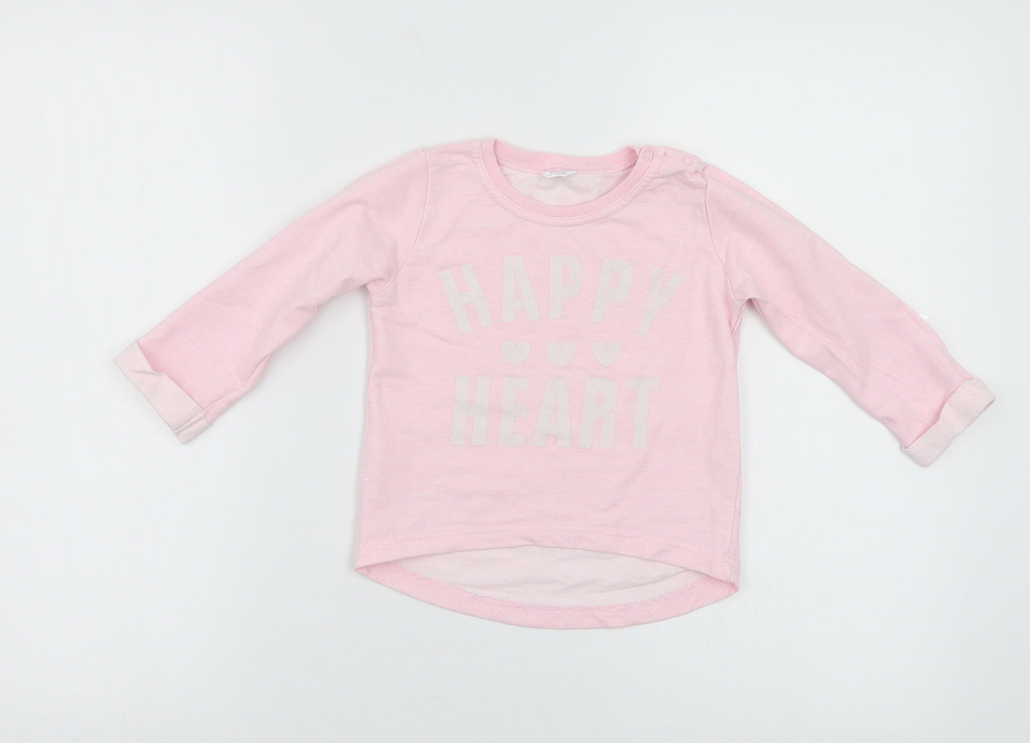 Preworn Baby Pink   Pullover Casual Size 12-18 Months  - Happy