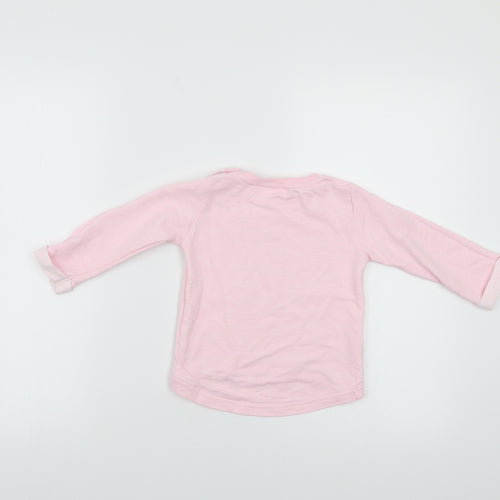 Preworn Baby Pink   Pullover Casual Size 12-18 Months  - Happy