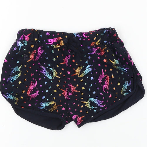 tevhit Girls Black    Sleep Shorts Size 9 Years  - elastic waist