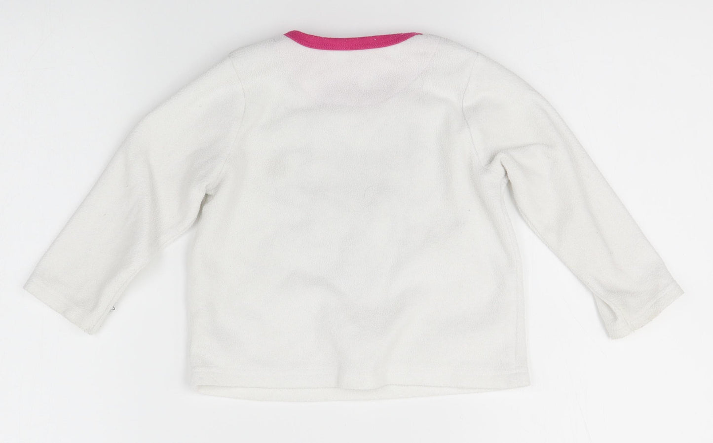 Disney Baby Girls White   Pullover Jumper Size 18-24 Months  - Minnie Mouse