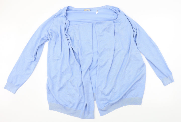 Anthology Womens Blue Cardigan Jumper Size 16