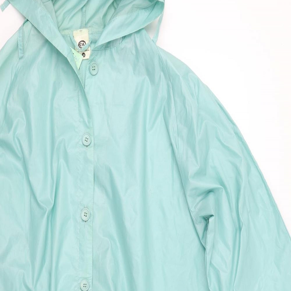 C&A Womens Blue   Rain Coat Coat Size 16