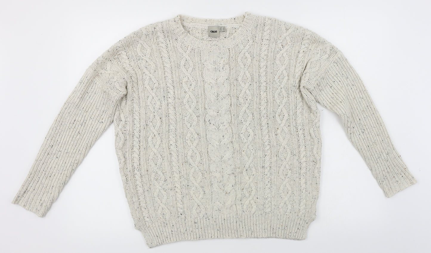 ASOS Womens Ivory   Pullover Jumper Size 6