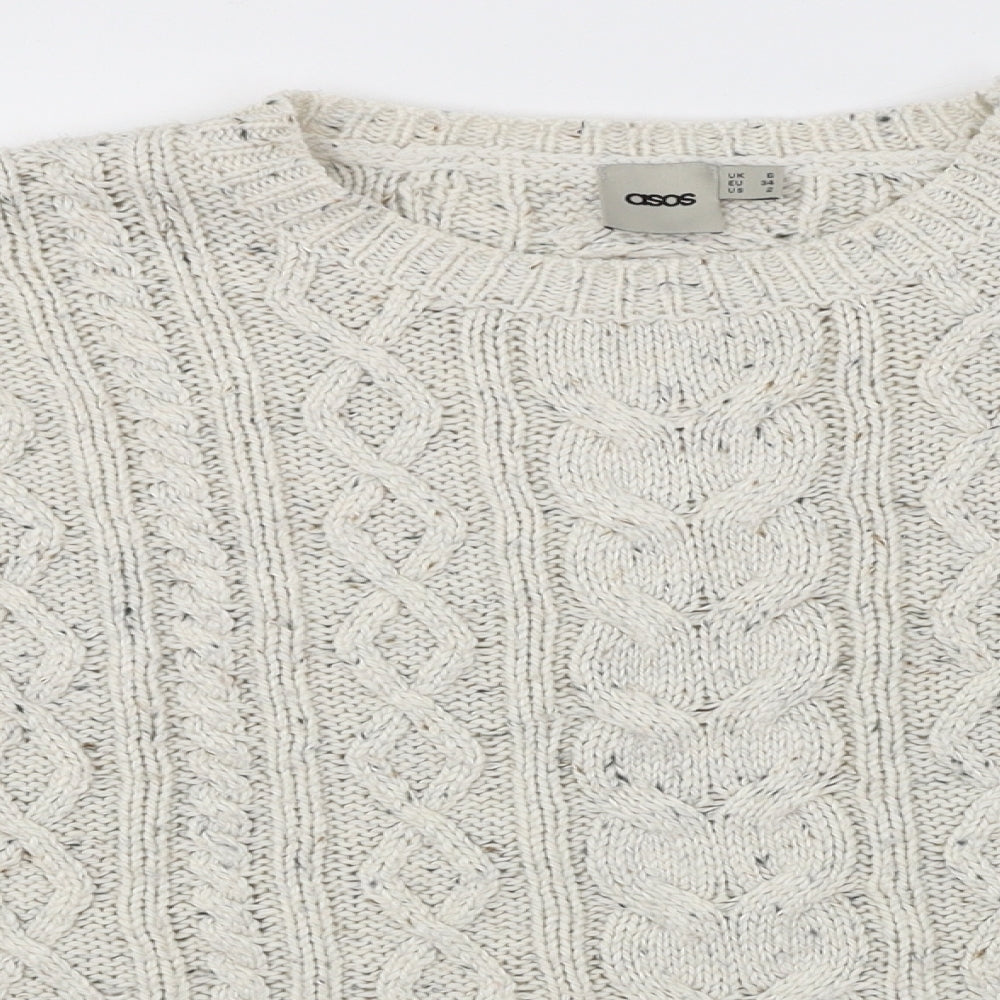 ASOS Womens Ivory   Pullover Jumper Size 6