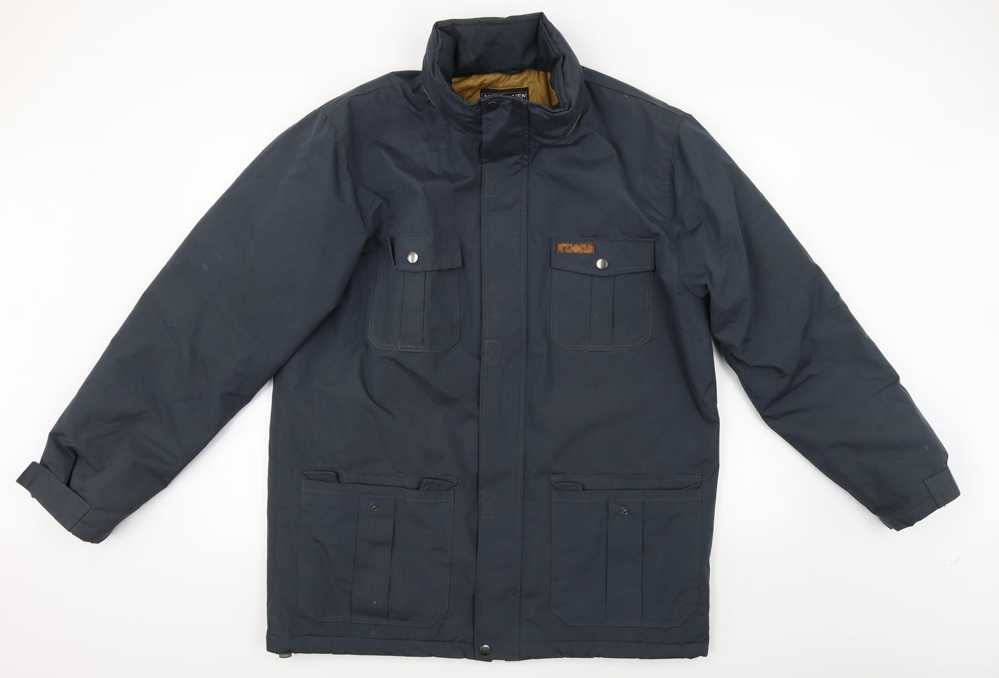 Atlas Mens Blue   Rain Coat Coat Size L