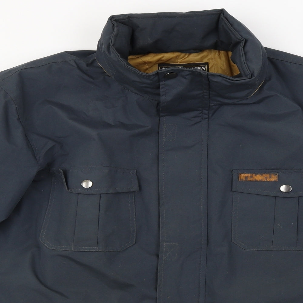 Atlas Mens Blue   Rain Coat Coat Size L