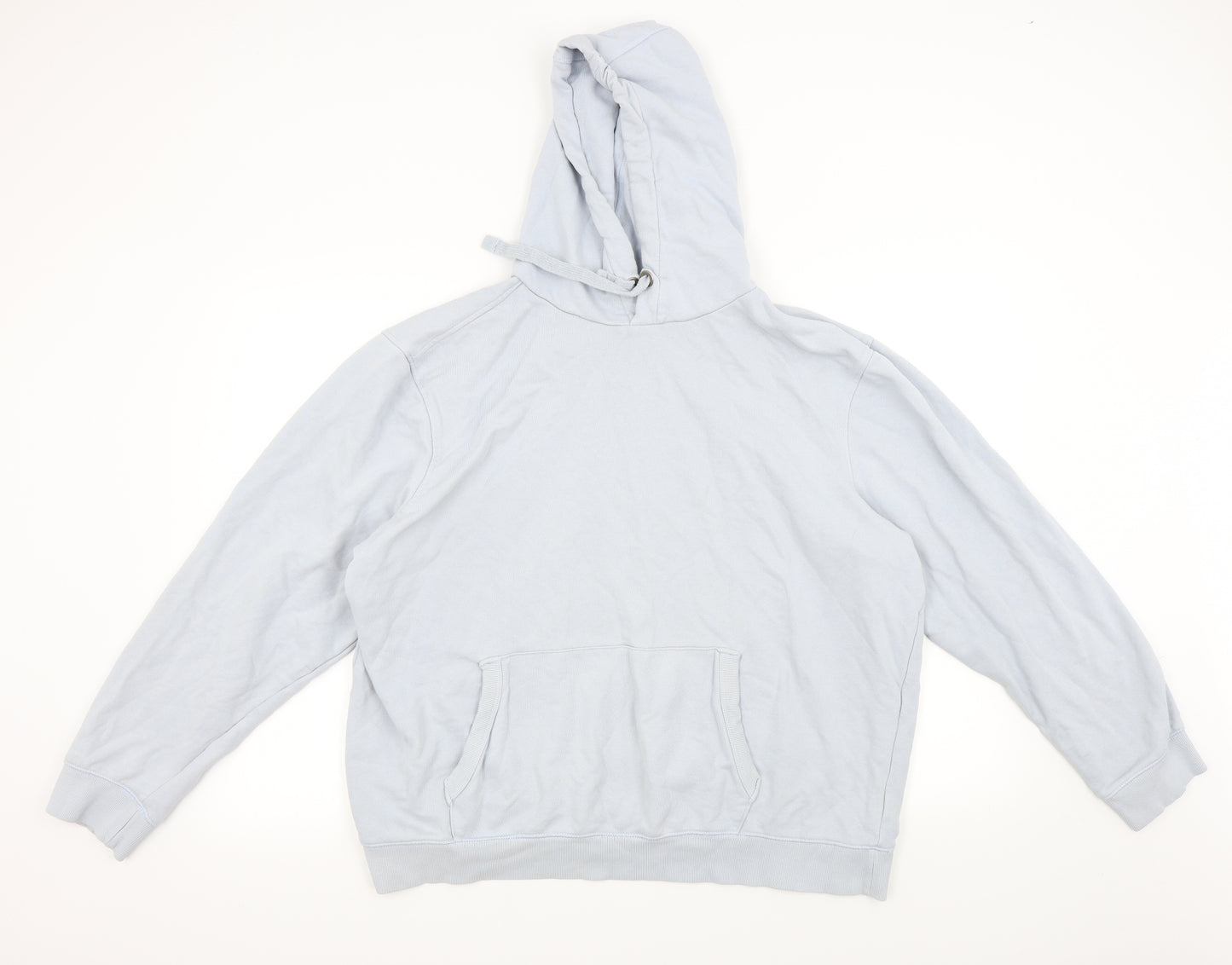 Tu Man Mens Blue   Pullover Hoodie Size XL