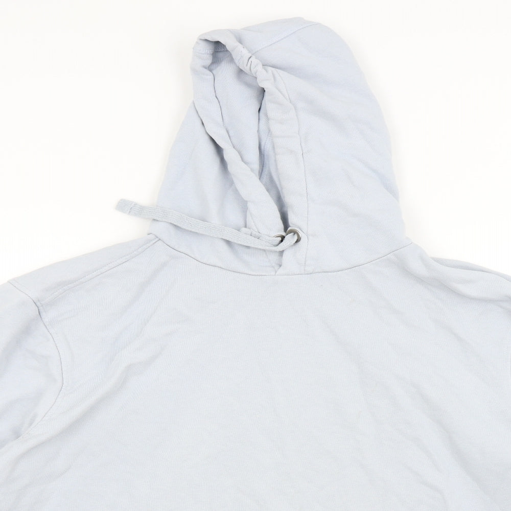 Tu Man Mens Blue   Pullover Hoodie Size XL