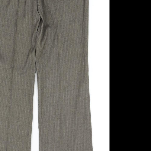 NEXT Womens Grey Striped  Trousers  Size 10