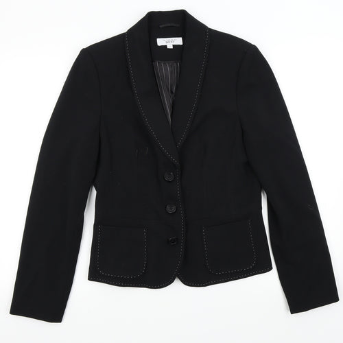 NEXT Womens Black   Jacket Blazer Size 12