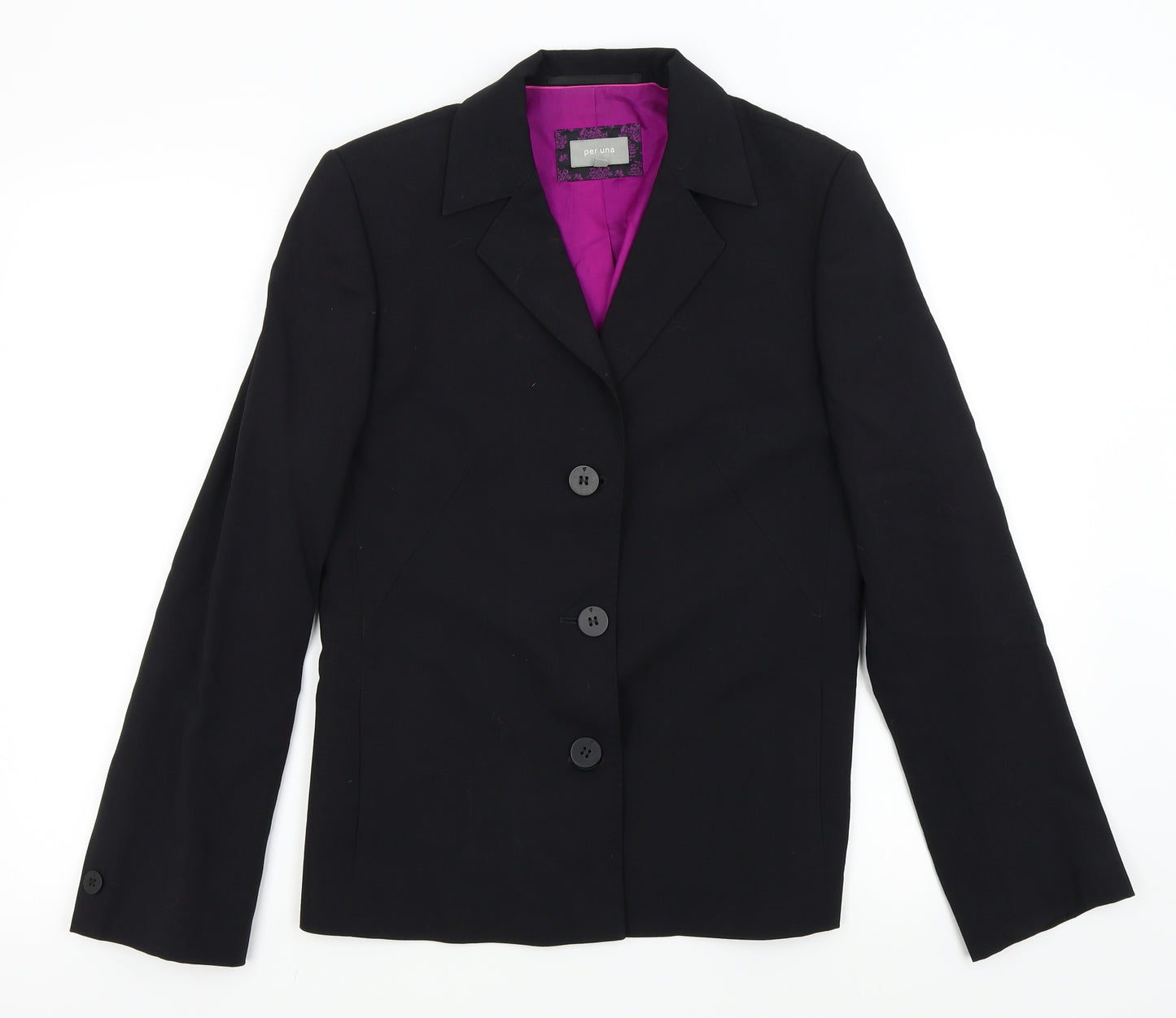 Per Una Womens Black   Jacket Blazer Size 12