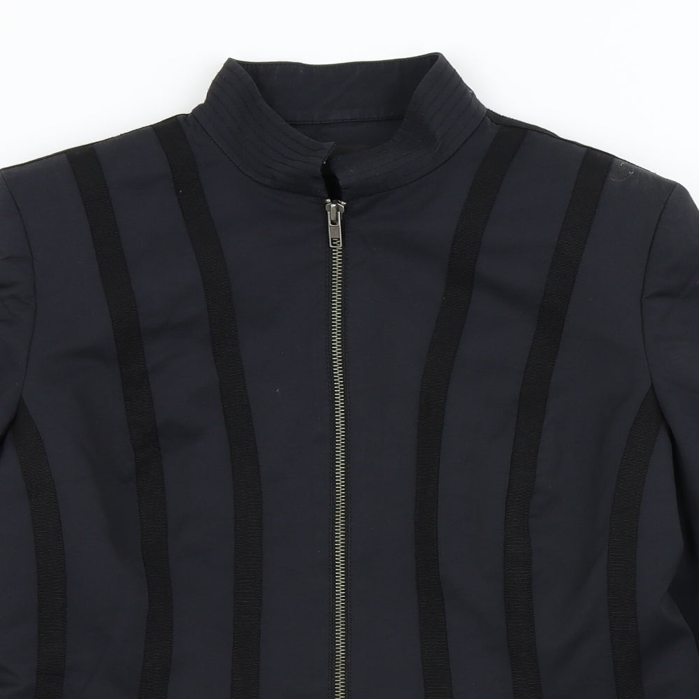 Linea Womens Black   Rain Coat Blazer Size 12