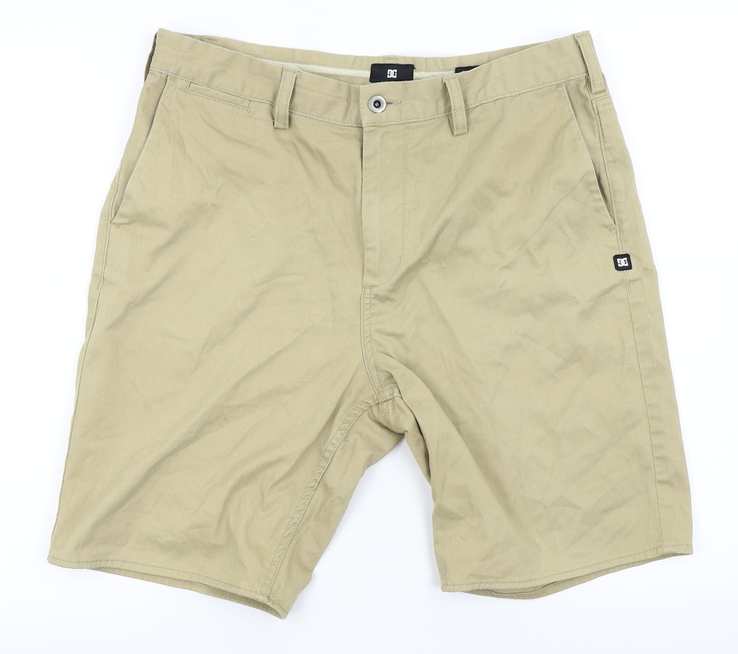 DC Mens Beige   Chino Shorts Size 33