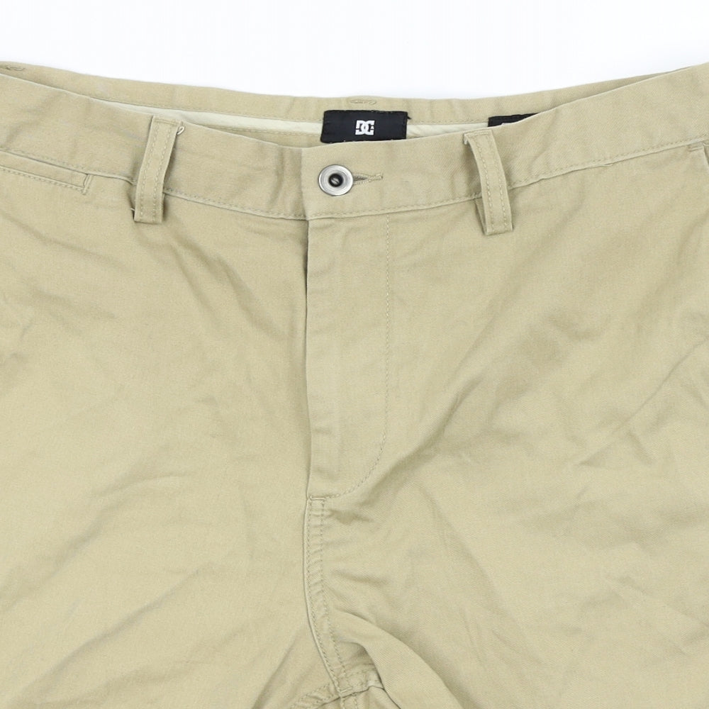 DC Mens Beige   Chino Shorts Size 33