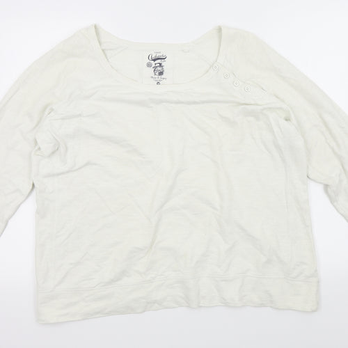 NEXT Womens White   Pullover Jumper Size 20