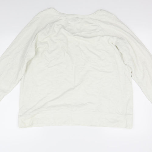 NEXT Womens White   Pullover Jumper Size 20