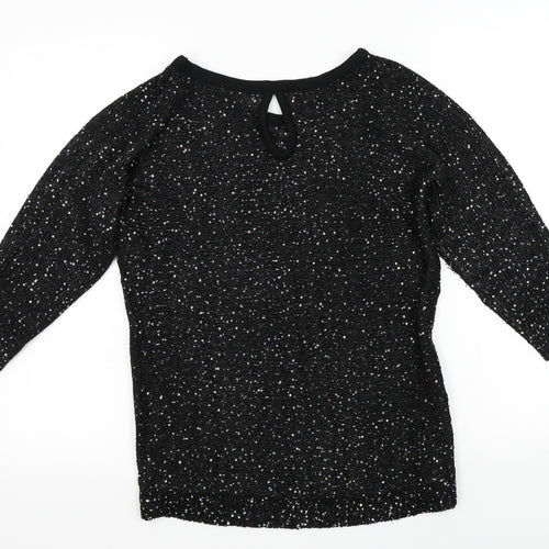 Tommy & Kate Womens Black   Pullover Jumper Size 12