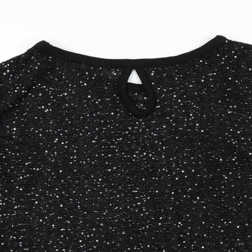 Tommy & Kate Womens Black   Pullover Jumper Size 12