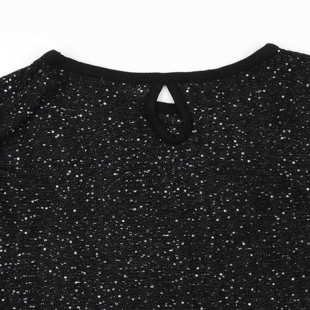 Tommy & Kate Womens Black   Pullover Jumper Size 12