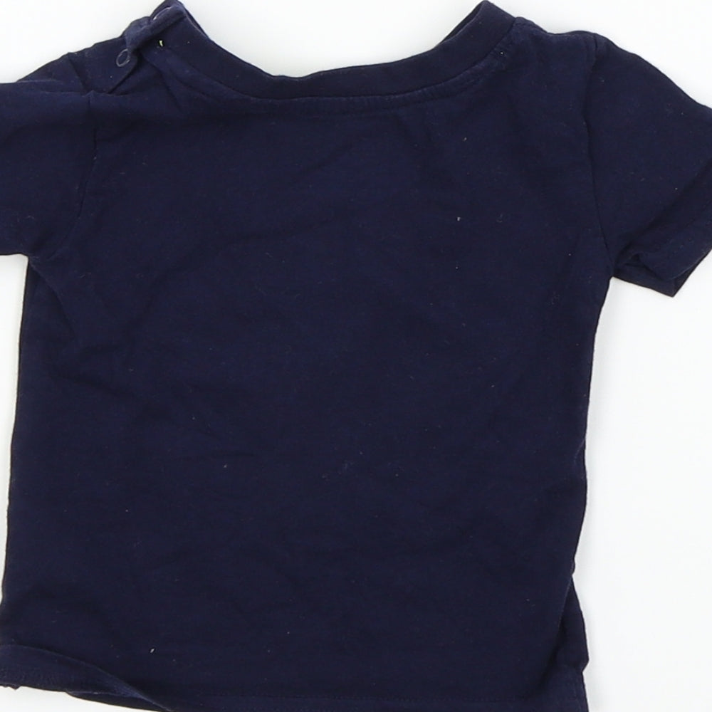 Primark Boys Blue   Basic T-Shirt Size 3-6 Months