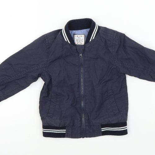 Earlydays Boys Blue   Bomber Jacket Jacket Size 3-6 Months