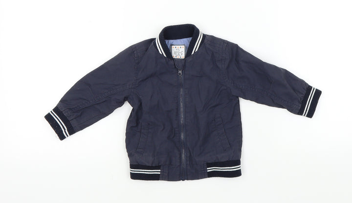 Earlydays Boys Blue   Bomber Jacket Jacket Size 3-6 Months