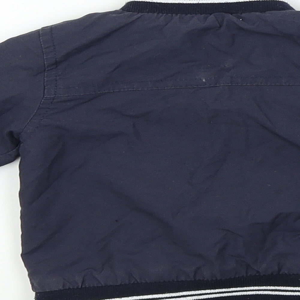 Earlydays Boys Blue   Bomber Jacket Jacket Size 3-6 Months
