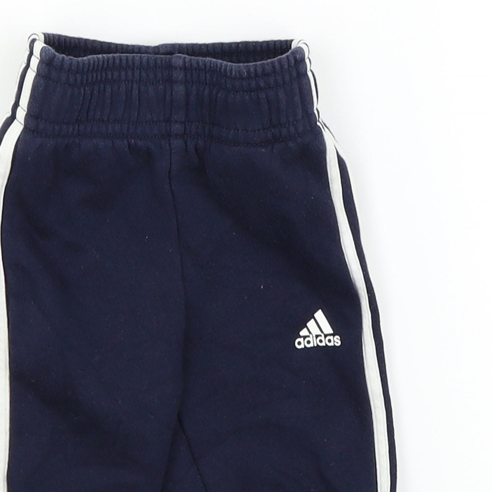 adidas Boys Blue   Sweatpants Trousers Size 3-6 Months