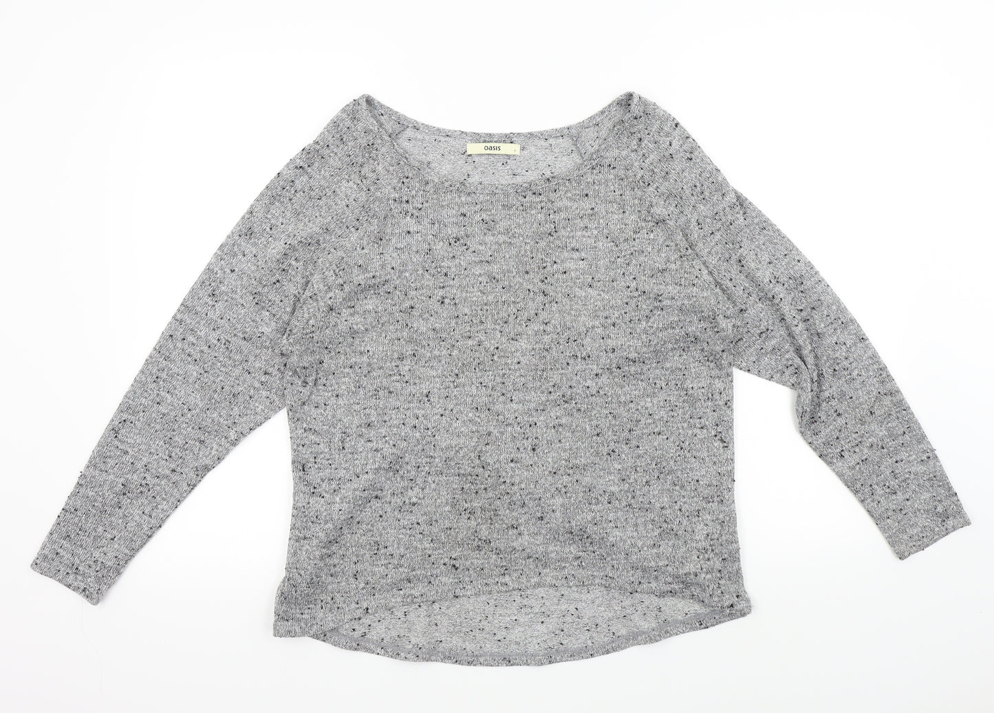 Oasis Womens Grey   Pullover Jumper Size L