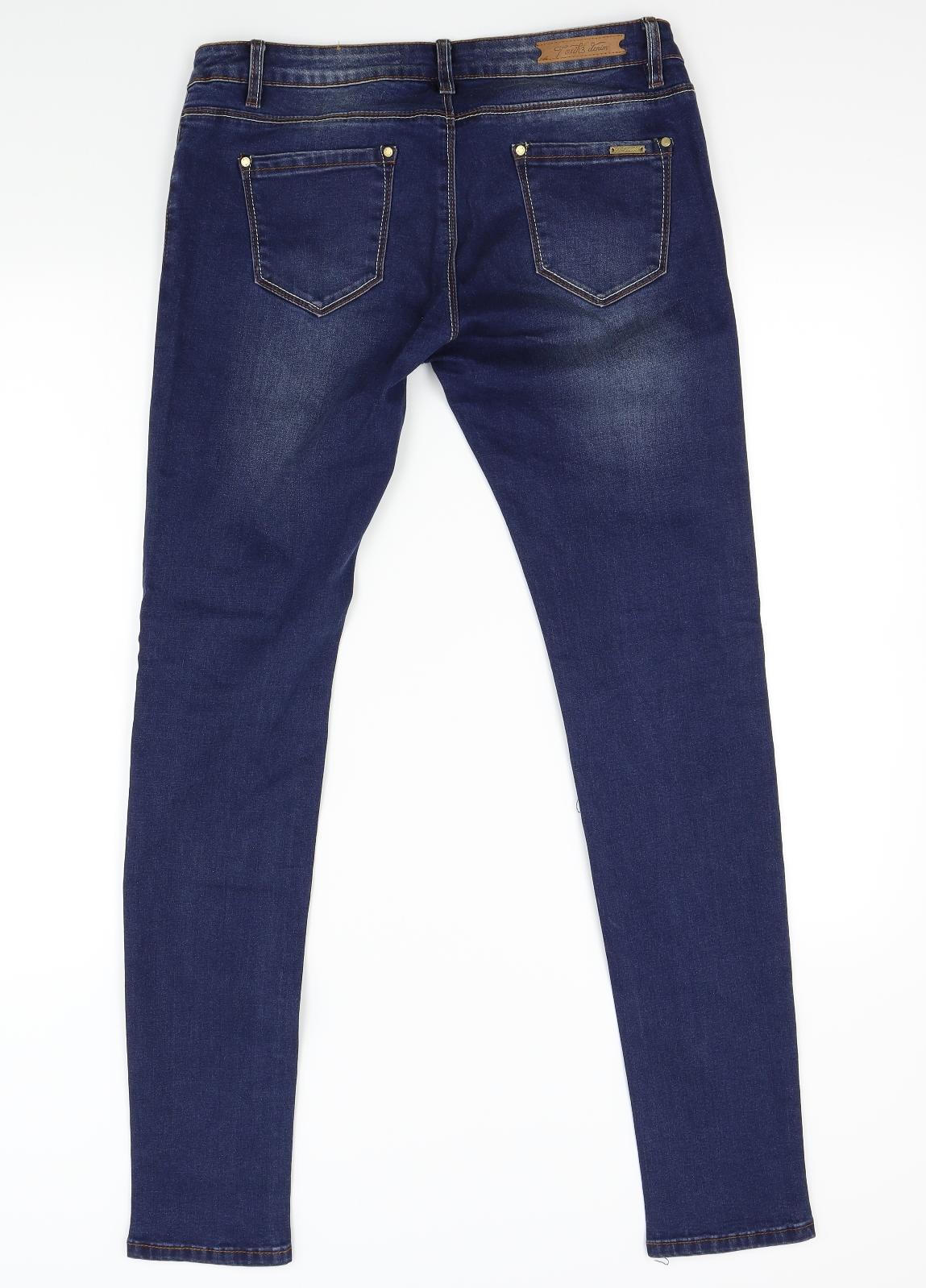 Toxik3 Womens Blue  Denim Straight Jeans Size 12
